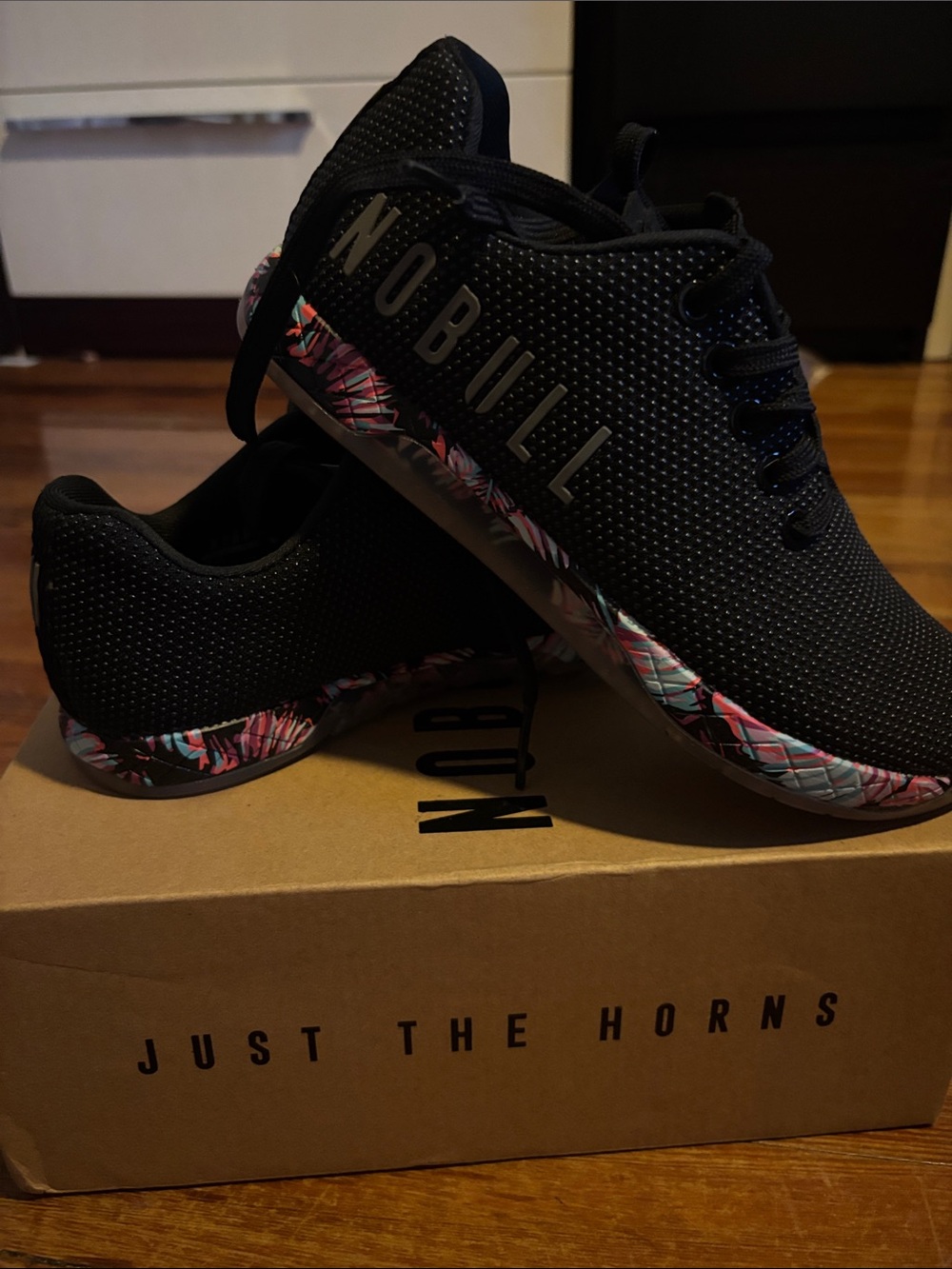 NOBULL SF Trainer Low Black with Multicolor Accent women’s size 6 image 3